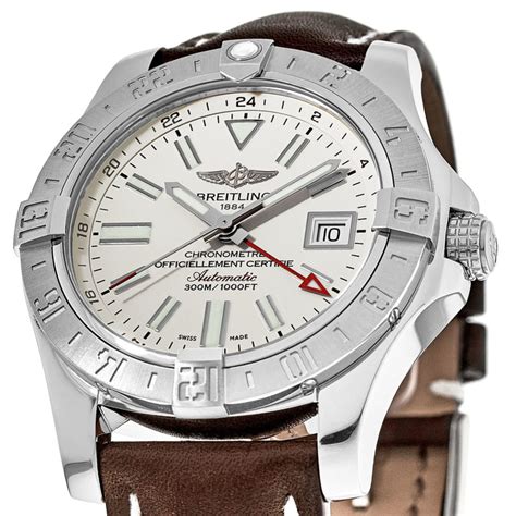 breitling avenger ii gmt silver|Breitling Avenger ii gmt a32390.